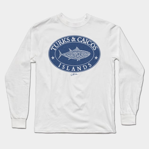 Turks & Caicos Islands Bluefin Tuna Long Sleeve T-Shirt by jcombs